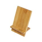 LAOLI Doğal Bambu Kendin Yap Telefon Standı, Telefon Tutucu Masa Standı, Evrensel Stand, Dock, Beşik, Masaüstü Cep Telefonu Standı Tablet Standı (A)