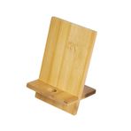 LAOLI Doğal Bambu Kendin Yap Telefon Standı, Telefon Tutucu Masa Standı, Evrensel Stand, Dock, Beşik, Masaüstü Cep Telefonu Standı Tablet Standı Tutucu (B)