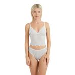 Laperissa Dantel Detaylı Esnek Bralet & Slip Takımı Beyaz 85