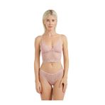 Laperissa Dantel Detaylı Esnek Bralet & Slip Takımı Pembe 80