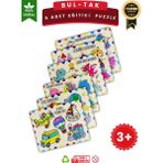 Lapin Deney Atölyesi Ahşap Eğitici Puzzle Seti – 6’lı Eğitim ve Keşif Paketi Puzzle Oyuncak