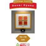 Lapin Deney Atölyesi Pentago Oyunu – Zeka ve Strateji Geliştiren Eğitici Duvar Oyunu, Okul/ofis Ortak Alanları Için
