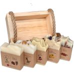 Lapina Natural Doğal Kuru Cilt Paketi Sabun Seti 5’Li 100x5 Gr, Sıradışı Bir Yeni Ev Hediyesi