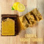Lapina Natural Doğal Sabun Limon Haşhaş Tohumu 100 Gr