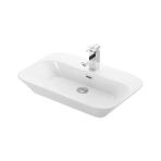 Lapino Drop 65 cm Tezgah Üstü Lavabo - Beyaz
