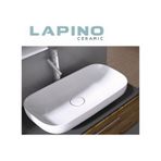 Lapino Premium 90 cm Tezgah Üstü Beyaz Lavabo