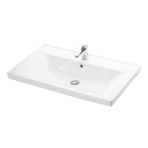 Lapino Sava 100 Beyaz Renk Konsollu Lavabo