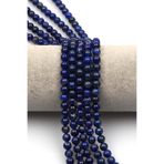 Lapis Lazuli (Aa Kalite) Doğal Taş Dizi 6 Mm Küre Kesim - Dz-1109