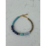 Lapis Lazuli Akuamarin Turkuaz Bileklik