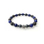 Lapis Lazuli - Lav Taşi - Hematit - Erkek Doğaltaş Bileklik