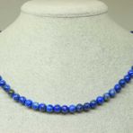 Lapis Taşı Kolye 6mm (Klipsli)