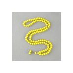 LapisDo Monomer 99luk Küre Kesim 9mm Namaz Tesbihi Sarı