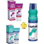 Lapitak Ayak Bakım Kremi 60 ml + Ayak Kokusu Önleyici Krem 60 ml + Ayak Deodorantı 150 ml Lapitak S