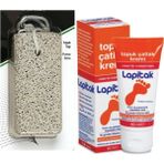 Lapitak Yazpera Lapitak Topuk Bakım Kremi + Ponza Topuk Ayak Temizleme Taşı