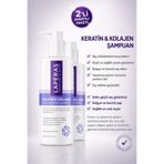 LAPÉRAS Kolajen Ve Keratin Saç Dökülmesine Karşı Hızlı Sac Uzatan Dolgunlaştırıcı Onarıcı Şampuan 2'li Paket