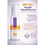 LAPÉRAS SPF 50+ Güneş Kremi | Su Bazlı Hafif Doku | Matrixyl 3000® Peptit İçeren | Nemlendirici Bakım | Vegan | Yüz İçin