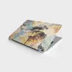 Laptop Bilgisayar Notebook Pc Kaplama Etiketi 3D Absract Ağaç Desen