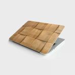 Laptop Bilgisayar Notebook Pc Kaplama Etiketi 3D Ahşap Desen