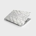 Laptop Bilgisayar Notebook Pc Kaplama Etiketi 3D Beyaz Yaprak - 00 Beyaz - Option-1