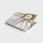 Laptop Bilgisayar Notebook Pc Kaplama Etiketi 3D Fantastik Çiçek