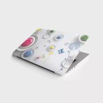 Laptop Bilgisayar Notebook Pc Kaplama Etiketi 3D Yuvarlaklar