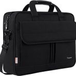 Laptop-çanta 15,6 inç, su geçirmez evrak çantası, 15-inç-genişletilebilir Messenger Omuz Çantası kayış, Taygeer Carry On Griff Fall profesyoneller için bilgisayar/dizüstü bilgisayar/MacBook/Kadınlar için, siyah