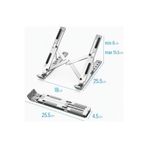 Laptop Notebook stand Alüminyum Ayarlı Laptop Macbook Uyumlu Notebook Yükseltici Stand