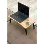 Laptop Sehpası Seyyar Kahvaltı Masası Katlanır Çalışma Sehpası Atlantik Çam Atlantik Çam