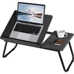 Laptop Sehpası Yükseltilebilir Yatak Masası Mdf Laptop Masası Çalışma Yatak Sehpası Laptop Çalışma Masası YS - Siyah