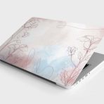 Laptop Sticker Notebook Pc Kaplama Etiketi Watercolor Flowers