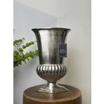 Lara Decor Döküm Gümüş Vazo (K)