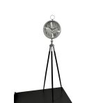 Lara Decor Metal Ayaklı Krom Saat