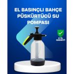 Laraheiser Basınçlı Manuel Köpük Pompası 2l Ayarlanabilir Sprey Başlıklı Temizlik