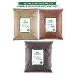 Laraska Chia Tohumu-Çiya Tohumu 100g-Keten Tohumu 100g-Beyaz Kinoa 100g-AVANTAJLI PAKET SET 100GX3