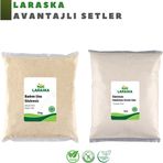 Laraska Glutensiz Un Seti Badem Unu 1kg Hindistan Cevizi Unu 1kg