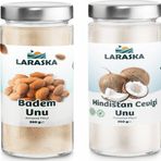 Laraska Glutensiz Un Seti Badem Unu 250g Hindistan Cevizi Unu 250g
