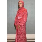 Larem Design Kolay Giyilebilir, Tek Parça, Yumuşacık Kumaştan Kırmızı Namaz Elbisesi - Standart