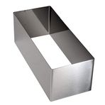 Lares Kesme Kalıbı/Pişirme Çerçevesi Paslanmaz Çelikten - Bekarlar için Pasta - 26 x 10 x 9 cm - Almanya'da Üretilmiştir