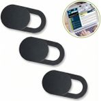 Larimar 3’lü Webcam Kapatıcı – Laptop, Tablet ve Telefon Uyumlu Gizlilik Kamera Kapağı (Plastik) (5177) - Gri - 100 x 100 cm