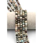 Larimar Doğaltaş Dizi 6 mm Küre Kesim