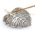 Larimar Metal Yaprak Tasarımlı Tütsülük Model 2
