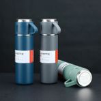 Larimar Paslanmaz Çelik Bardaklı Termos Seti 500 ml