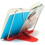 Larimar Portatif Ayarlanabilir Metal Kitap Okuma Standı Aparatı Aleti (5177) - Gri