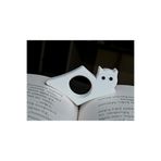 LARİON Kedi Figürlü Parmak Geçmeli Kitap Sayfa Tutucu – Minimal Kitap Ayracı