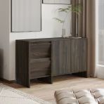 Laris 130 Cm Modern Konsol – 4 Kapaklı, Yüksek Ayaklı, Minimalist Tasarım Ceviz