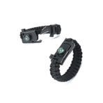 Lariss Paracord Survival Bileklik Bıçak Pusula Ateş Başlatıcı Magnezyum ve Ikaz Düdüğü