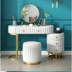 Larissa Design Makyaj Masası - Beyaz