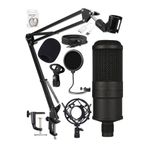Larkin König BM800 YENİ SERİ KCM34 Condenser Mikrofon Stand Kayıt Canlı Yayın 7.1 Ses Kartı Stüdyo Paketi