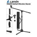 Larkin MS200 ÜST SEGMENT Profesyonel Mikrofon Standı Sehpası Ayaklığı (Taşıma Çantası ve Tutacaklı)