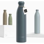 Lars Nysom Termos Su Şişesi 750 ml Çift Duvar Paslanmaz Çelik - Koyu Mavi